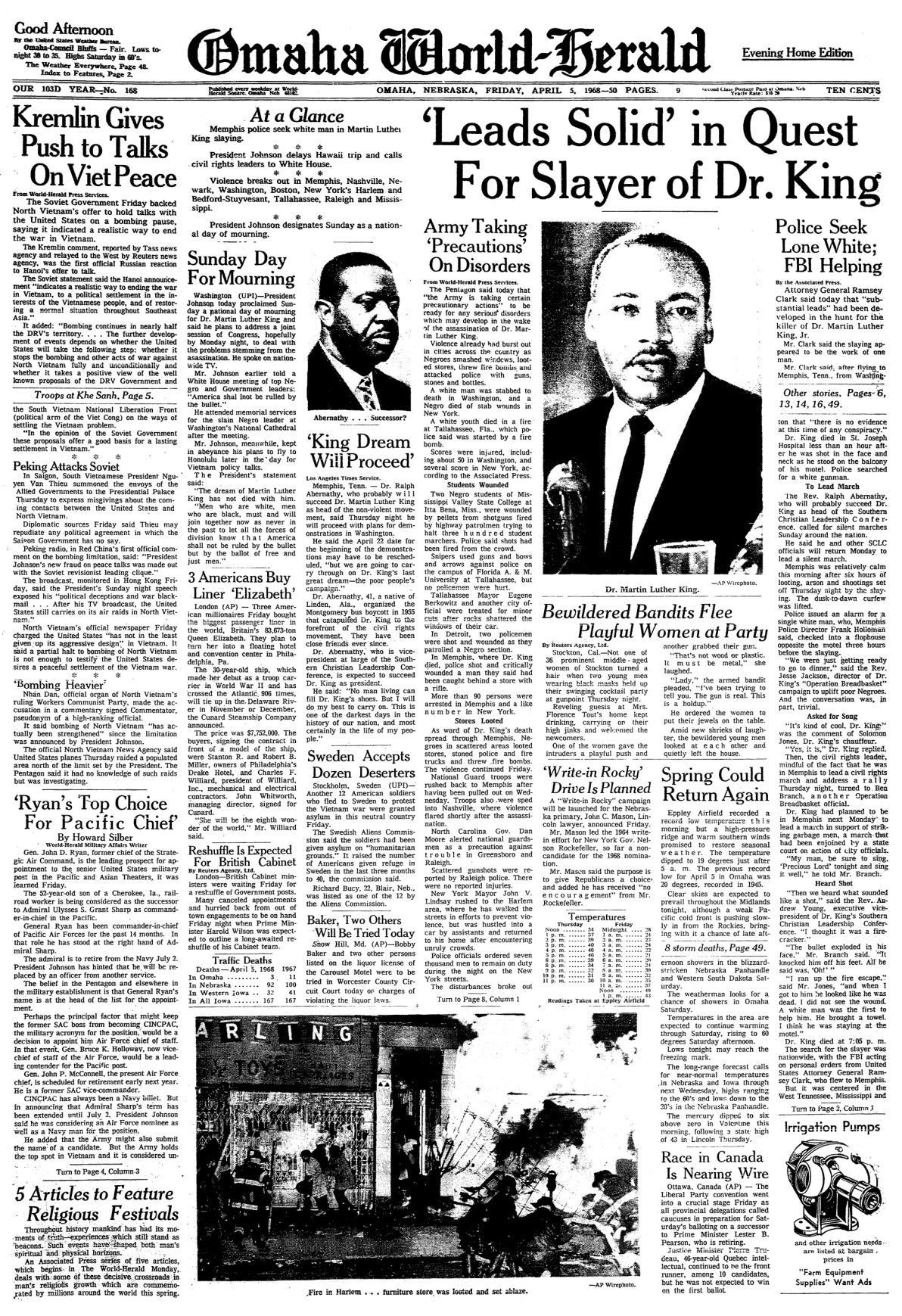 1968: MLK Funeral